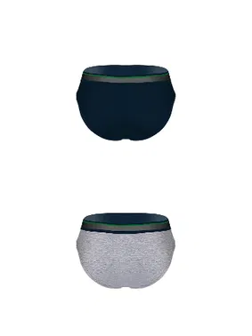 Darkzone Geniş Lastikli 2'Li Erkek Slip Darkzone 0003 - Alternatif Görünüm