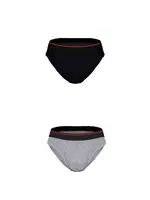 2Li Lastikli Siyah Erkek Slip Darkzone 0002 Görsel