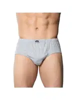 6Lı Penye Erkek Slip Külot Gümüş 3006 - 6 Adet Gri farklı açı