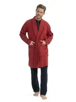 Erkek Çeyizlik 5li Sabahlıklı Pijama Takım Bordo U.s Polo Assn. 12040 Bordo detay görünüm