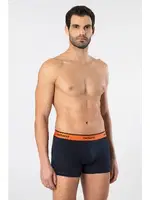 Pamuklu Desenli Likralı Erkek Boxer 3lü Cacharel 1339 Lacivert 1 detay görünüm