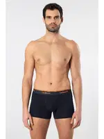 Pamuklu Desenli Likralı Erkek Boxer 3lü Cacharel 1339 Lacivert 1 farklı açı