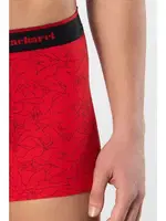 Likralı 3lü Desenli Pamuklu Erkek Boxer Cacharel 1339 Lacivert 2 farklı açı