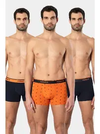 Cacharel Desenli Likralı Erkek Boxer 3lü Cacharel 1339