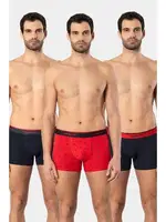 Desenli Likralı Erkek Boxer 3lü Cacharel 1339 Lacivert 5