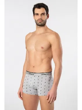 Cacharel 3lü Likralı Desenli Erkek Boxer Cacharel 1339 - Alternatif Görünüm