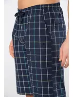 Cepli Kareli Dokuma Bermuda Erkek Tek Alt Cacharel 2241 Lacivert 8 görsel 4