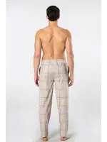 Bağcıklı Bej Erkek Dokuma Pijama Tek Alt Cacharel 2240 Bej 3 görsel 4