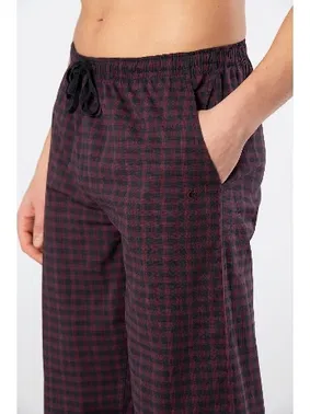 Cacharel Bordo Dokuma Tek Alt Erkek Pijama Cacharel 2240 - Alternatif Görünüm