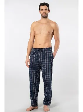 Cacharel Lastikli Lacivert Erkek Dokuma Pijama Tek Alt Cacharel 2240