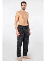 Siyah Erkek Dokuma Pijama Tek Alt Cacharel 2240 Siyah 2 detay görünüm