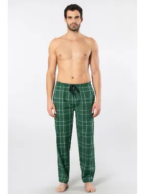 Cacharel Dokuma Yeşil Cepli Erkek Pijama Tek Alt Cacharel 2240