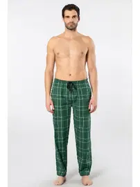 Cacharel Dokuma Yeşil Cepli Erkek Pijama Tek Alt Cacharel 2240