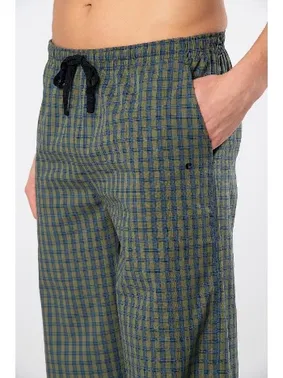 Cacharel Tek Alt Yeşil Erkek Dokuma Pijama Cacharel 2240 - Alternatif Görünüm