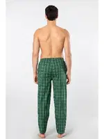 Yeşil Kare Desenli Erkek Dokuma Pijama Tek Alt Cacharel 2240 Yeşil 4 görsel 4