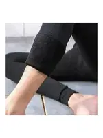 Erkek İçi Peluş Termal Tayt Kışlık Peluşlu Polarlı Likralı Polar Termal İçlik Perafitol 8024 Siyah farklı açı