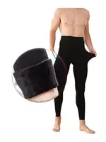 Erkek İçi Peluş Termal Tayt Kışlık Peluşlu Polarlı Likralı Polar Termal İçlik Perafitol 8024 Siyah görsel 4