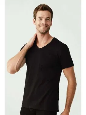 Anıt Erkek Kısa Kollu Atlet V Yaka Penye Anıt 9032 - Alternatif Görünüm