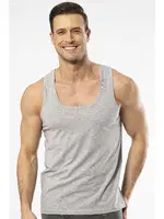 Pamuklu Likralı Klasik Erkek Atlet Türen 163 Gri