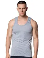 Pamuklı 6lı Gri Erkek Klasik Atlet Gümüş 4003 - 6 Adet Gri