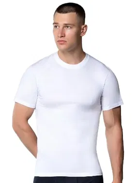 Gümüş Erkek Sıfır Yaka Kısa Kollu 6lı Atlet Gümüş 3005 - 6 Adet