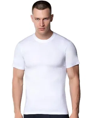 Gümüş Erkek Sıfır Yaka Kısa Kollu 6lı Atlet Gümüş 3005 - 6 Adet - Alternatif Görünüm