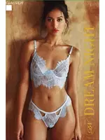 Dantelli Bralet Fantazi Sütyen Takımı 4459 Ekru