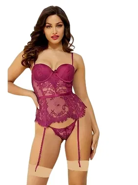 New Dreams Büstiyerli Dantelli Fantazi Jartiyer Takım New Dreams 8468