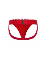 Kırmızı FantAzi Arkası Açık Erkek Jockstrap Darkzone 6856 Görsel detay görünüm