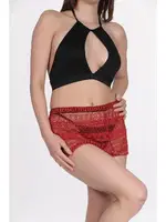 Fantezi Dantelli Etek Takım Miorre 001-002333 Kırmızı