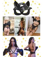 Fantezi Deri Kostüm missisX 2170 Siyah farklı açı