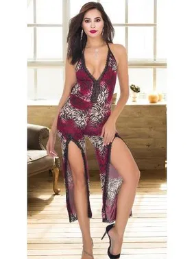 İzabel Fantezi Desenli Tulum İzabel TLM-506