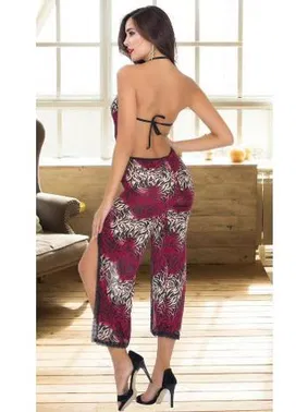 İzabel Fantezi Desenli Tulum İzabel TLM-506 - Alternatif Görünüm