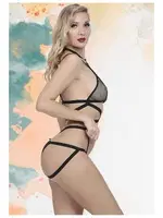 File Siyah Britli Fantezi Sütyen Takım SHE 2109 Siyah görsel 4