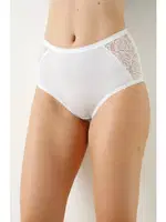 Full Lycralı Dantelli Bato Yüksek Bel 4Lü Paket Kadın Külot Öztaş 21005-H Görsel