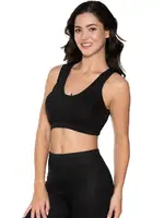 Geniş Askılı Siyah Pamuklu Desteksiz Kadın Sütyen Gümüş 3049 - 6 Adet Siyah