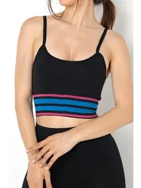 Gigotto Energy Çizgili Spor Sütyeni Gigotto 001-001197