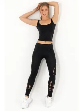 Miorre Gigotto File Detaylı Seamless Tayt Miorre 001-001239