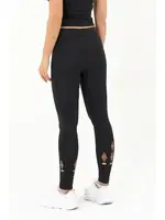 Gigotto File Detaylı Seamless Tayt Miorre 001-001239 Siyah görsel 8