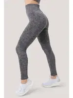 Gigotto Kadın Seamless Yüksek Bel Spor Tayt Miorre 279-000009 Gri Melanj görsel 4