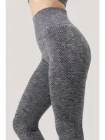 Gigotto Kadın Seamless Yüksek Bel Spor Tayt Miorre 279-000009 Gri Melanj görsel 5