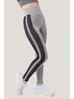 Kadın Yüksek Bel Rahat Tayt Gigotto 279-000004 Gri