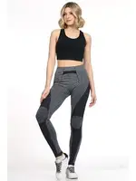 Gigotto Kadın Yüksek Bel Spor Tayt Miorre 279-000003 Antrasit görsel 6