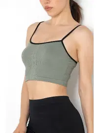 Gigotto Seamless Dantel Detaylı Ripli Büstiyer Gigotto 001-001209