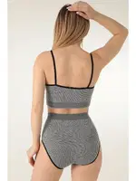 Gigotto Seamless Desenli Soft Büstiyer Doremi 001-001208 Gri farklı açı