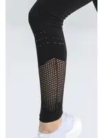 Fileli Seamless Yüksek Bel Tayt Gigotto 001-001230 Siyah farklı açı