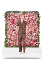 Gömlek Yaka Kaplan Desenli Önden Düğmeli Kısa Kollu Marla Pijama Takımı Estiva 25175 Kahverengi görsel 5