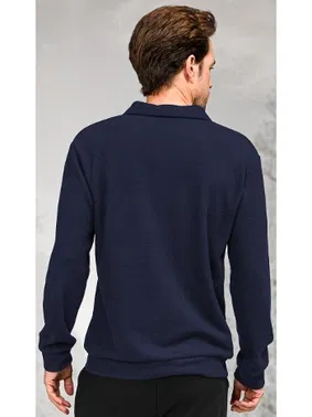 Doreanse Gömlek Yaka Uzun Kollu Erkek Pijama Üstü Doreanse 4615 - Alternatif Görünüm