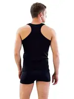 Rambo Pamuklu Erkek Atlet Emay 12320 Siyah görsel 4