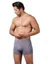 Gri Modal Elastan Erkek Boxer  Gümüş 7009 
